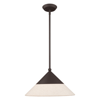 Livex Lighting 1 Lt Bronze Mini Pendant - 40717-07