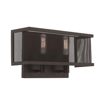 Livex Lighting 2 Lt Bronze Ada Wall Sconce - 41208-07