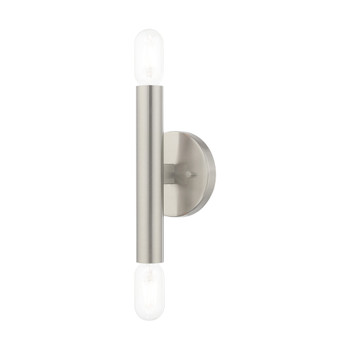 Livex Lighting 2 Lt Brushed Nickel Ada Wall Sconce - 51132-91