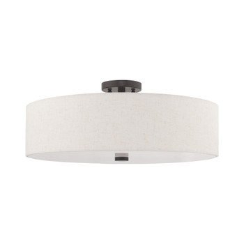 Livex Lighting 5 Lt English Bronze Ceiling Mount - 52141-92