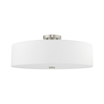 Livex Lighting 5 Lt Brushed Nickel Ceiling Mount - 52142-91