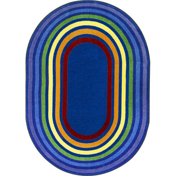 Kid Essentials Rainbow Rings Multi Area Rugs