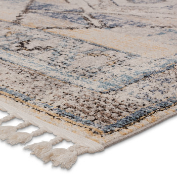 Jaipur Living Samsun BAH04 Medallion Blue Power Loomed Area Rugs