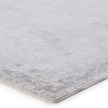 Jaipur Living Larkin BLA02 Floral Light Gray Power Loomed Area Rugs