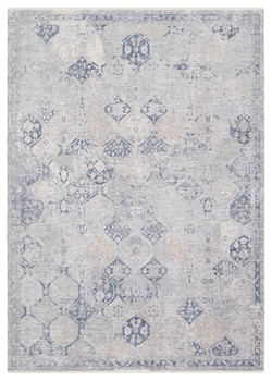 Jaipur Living Rune BLA09 Trellis Gray Power Loomed Area Rugs