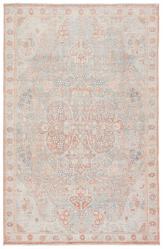 Jaipur Living Fay BOH15 Medallion Orange Printed Area Rugs