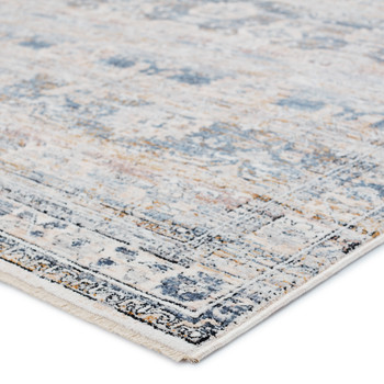 Jaipur Living Sora BRA06 Damask Blue Power Loomed Area Rugs