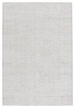 Jaipur Living Riella CIQ41 Floral Light Gray Power Loomed Area Rugs