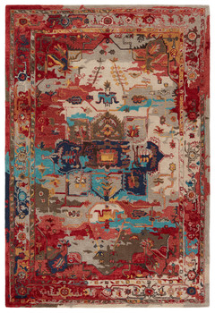 Jaipur Living Lilith CIT09 Medallion Red Hand Tufted Area Rugs