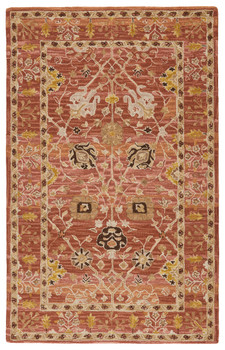 Jaipur Living Ahava COM12 Oriental Pink Hand Tufted Area Rugs