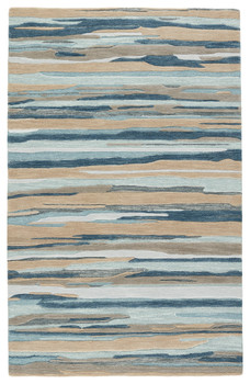 Jaipur Living Rhine FRG05 Stripes Blue Hand Tufted Area Rugs