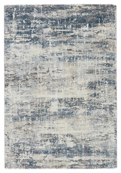 Jaipur Living Benton FRR01 Abstract Blue Power Loomed Area Rugs