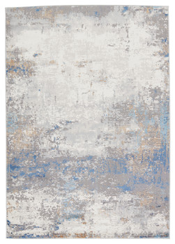 Jaipur Living Ridley GRO05 Abstract Gray Power Loomed Area Rugs