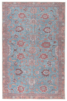 Jaipur Living Ravinia KND02 Oriental Blue Power Loomed Area Rugs