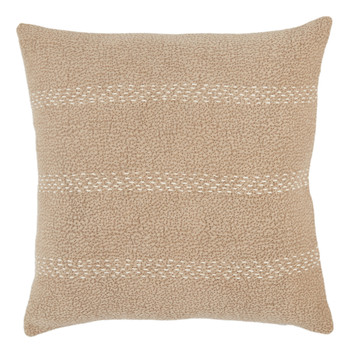 Jaipur Living Trenton LXG05 Stripes Taupe Pillows