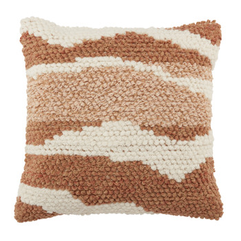 Jaipur Living Hasani NZK02 Abstract Tan - 22"x22" 100% Polyester Pillow