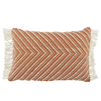 Jaipur Living Odessa SET05 Chevron Terracotta - 16"x24" 100% Polyester Pillow