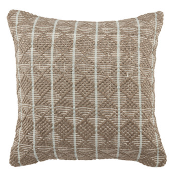 Jaipur Living Lindy TOR02 Geometric Gray - 22"x22" 100% Polyester Pillow