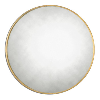 Uttermost Junius Round Gold Mirror