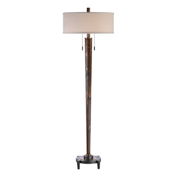 Uttermost Rhett Burnished Oak Floor Lamp