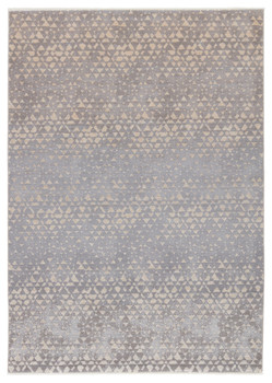 Jaipur Living Sierra LNS03 Geometric Gray Power Loomed Area Rugs