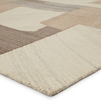 Jaipur Living Istanbul PVH11 Geometric Light Brown Hand Tufted Area Rugs