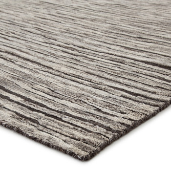 Jaipur Living Ramsay REI13 Stripes Dark Gray Hand Knotted Area Rugs