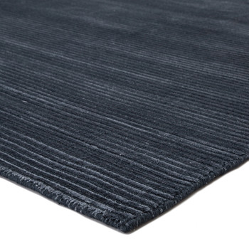 Jaipur Living Basis BI17 Solid Dark Blue Handloomed - 10'x14' Rectangle Area Rug