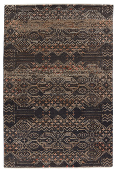 Jaipur Living Tamari SBC10 Tribal Black Power Loomed Area Rugs