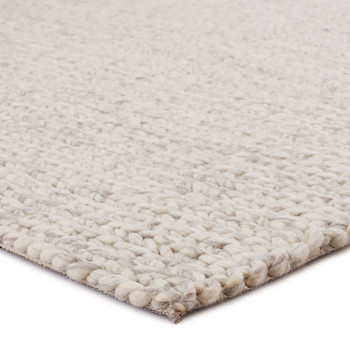 Jaipur Living Braiden SCD06 Solid Cream Handwoven Area Rugs