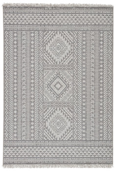 Jaipur Living Inayah TKL01 Tribal Gray Power Loomed Area Rugs