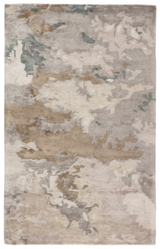 Jaipur Living Glacier TRD05 Abstract Light Gray Hand Tufted Area Rugs