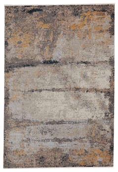 Jaipur Living Trevena TUN08 Abstract Gray Power Loomed Area Rugs