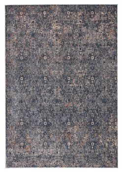 Jaipur Living Ayvah VND06 Trellis Blue Power Loomed Area Rugs