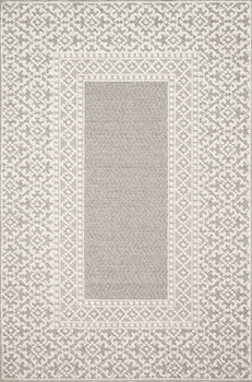 Loloi Cole Col-05 Grey / Ivory Power Loomed Area Rugs