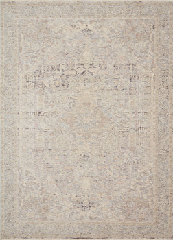 Loloi Faye Fay-04 Ivory / Multi Power Loomed Area Rugs