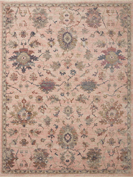 Loloi Giada Gia-03 Blush / Multi Power Loomed Area Rugs