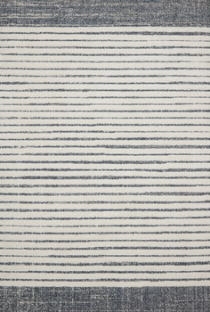 Loloi II Hagen Hag-01 White / Ocean Power Loomed Area Rugs