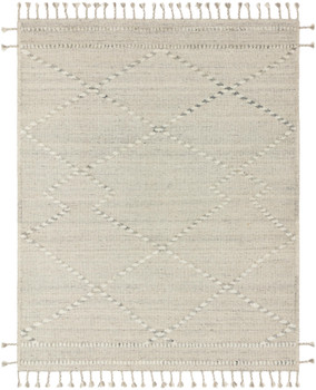 Loloi Iman Ima-03 Ivory / Lt. Grey Hand Knotted Area Rugs