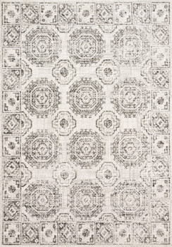 Loloi Joaquin Joa-03 Ivory / Charcoal Power Loomed Area Rugs