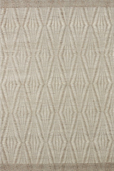 Loloi Kenzie Knz-01 Ivory / Taupe Hand Woven Area Rugs