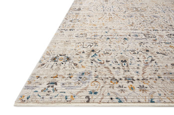 Loloi Leigh Lei-07 Ivory / Straw Power Loomed Area Rugs