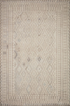 Loloi Malik Mal-03 Ivory / Stone Power Loomed Area Rugs