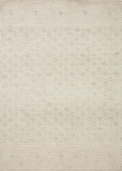 Loloi II Neda Ned-04 Ivory / Natural Power Loomed Area Rugs