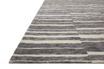 Loloi II Neda Ned-06 Natural / Slate Power Loomed Area Rugs