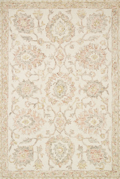 Loloi Norabel Nor-04 Ivory / Blush Hooked Area Rugs