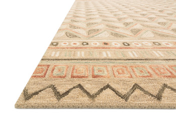 Loloi Priti Prt-08 Taupe / Multi Hooked Area Rugs