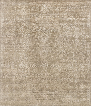 Loloi Pearl Pu-03 Stone / Pewter Hand Knotted Area Rugs