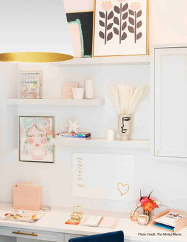 Dainolite 1lt Oversized Drum Pendant,large - Wht/gld - OD-L-692