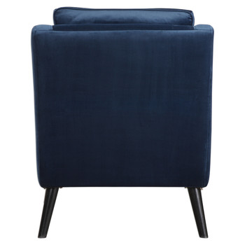 Uttermost O'brien Blue Velvet Armchair